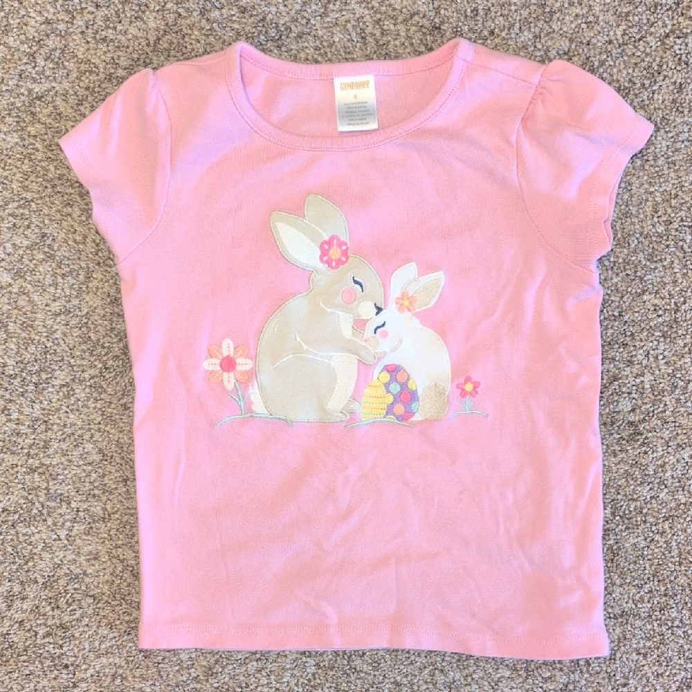 Gymboree Easter Bunny Tee 6yrs